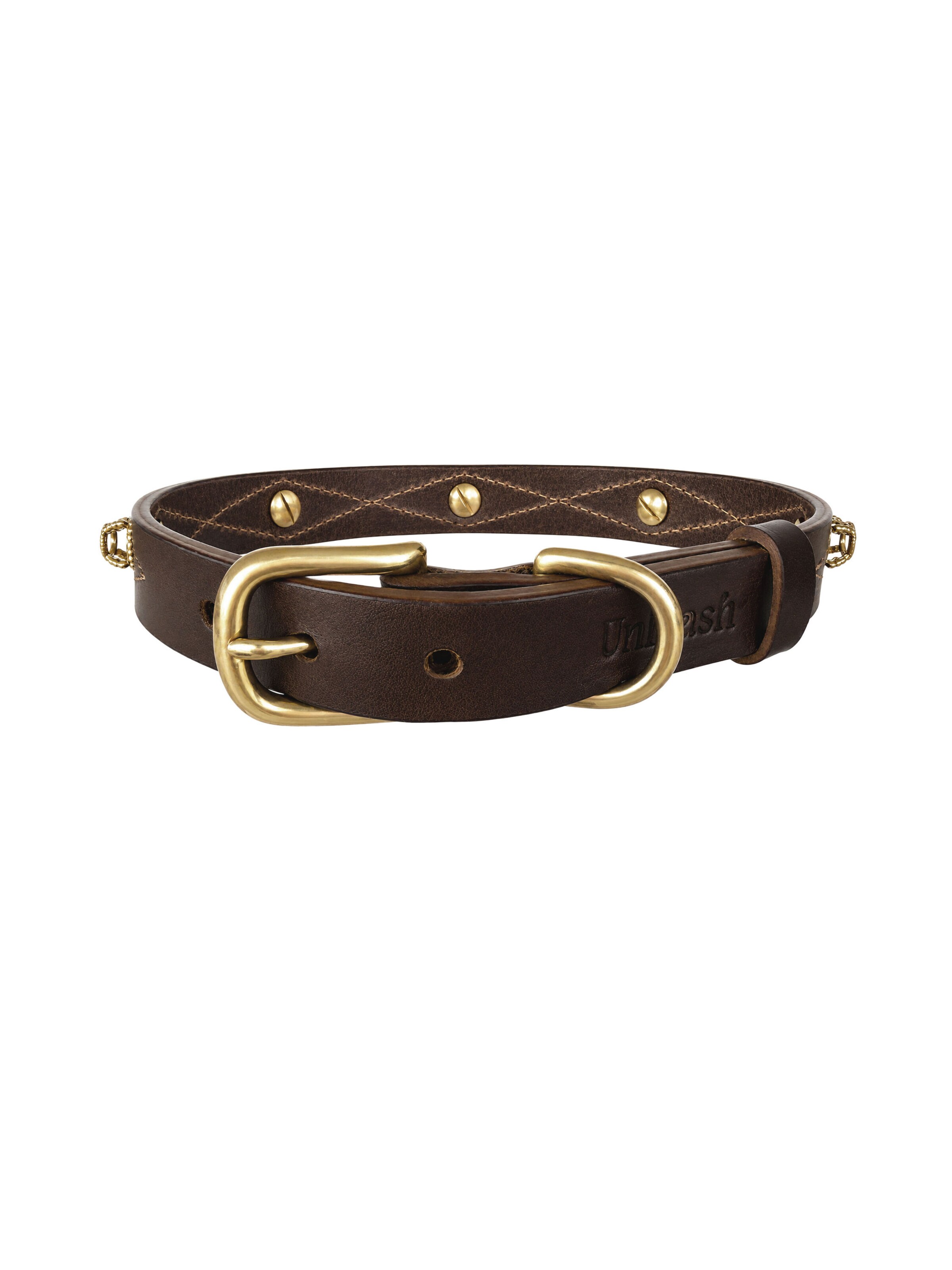 Unleash Cph Halsband in Brown