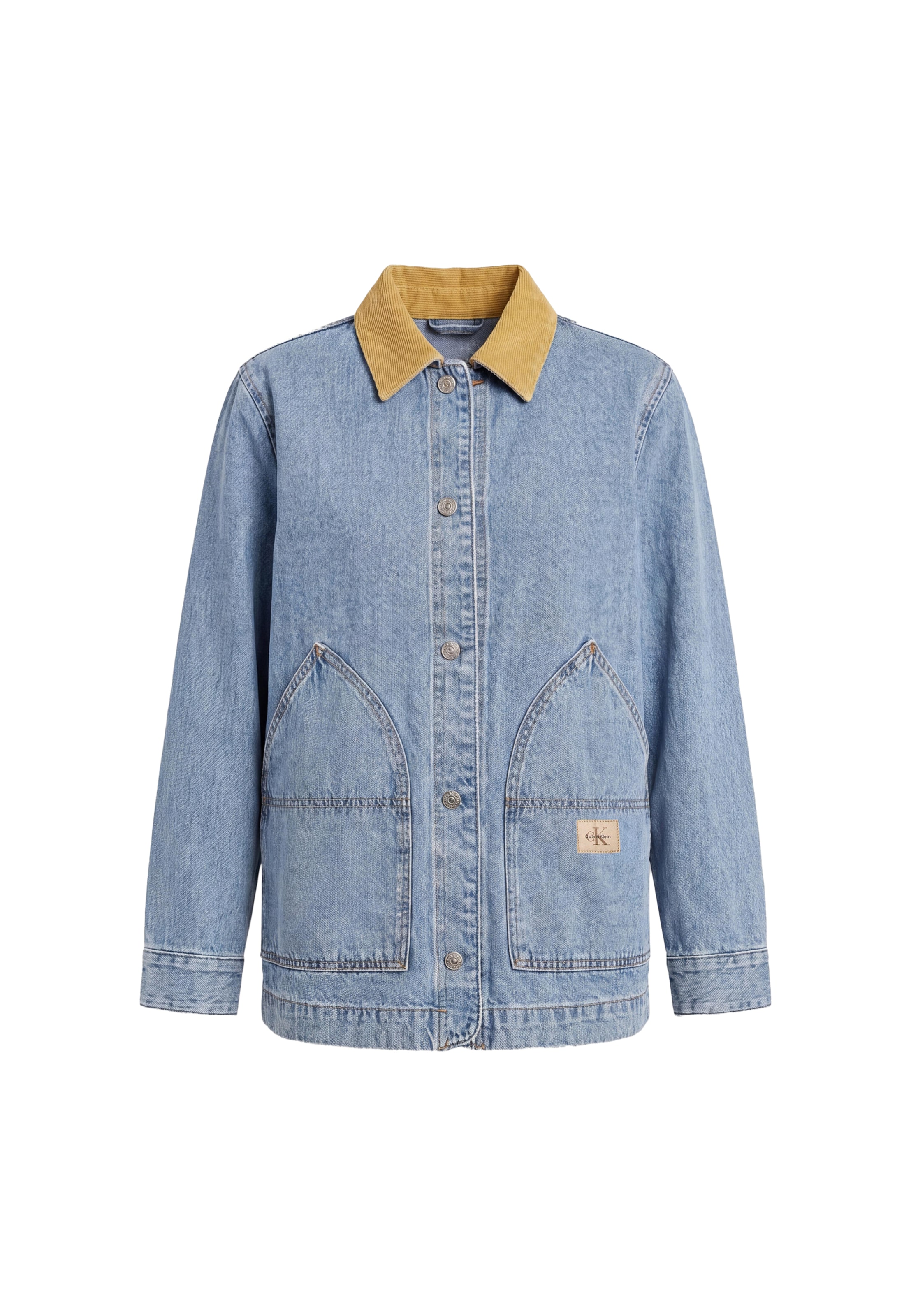 Calvin Klein Jeans Prehodna jakna | modra barva: sprednja stran
