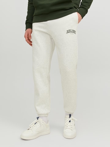 JACK & JONES Tapered Pants 'Kane Josh' in White: front