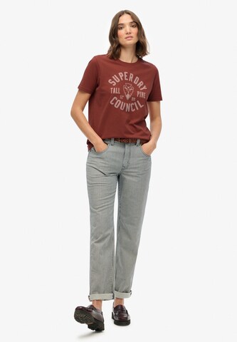 T-shirt Superdry en rouge