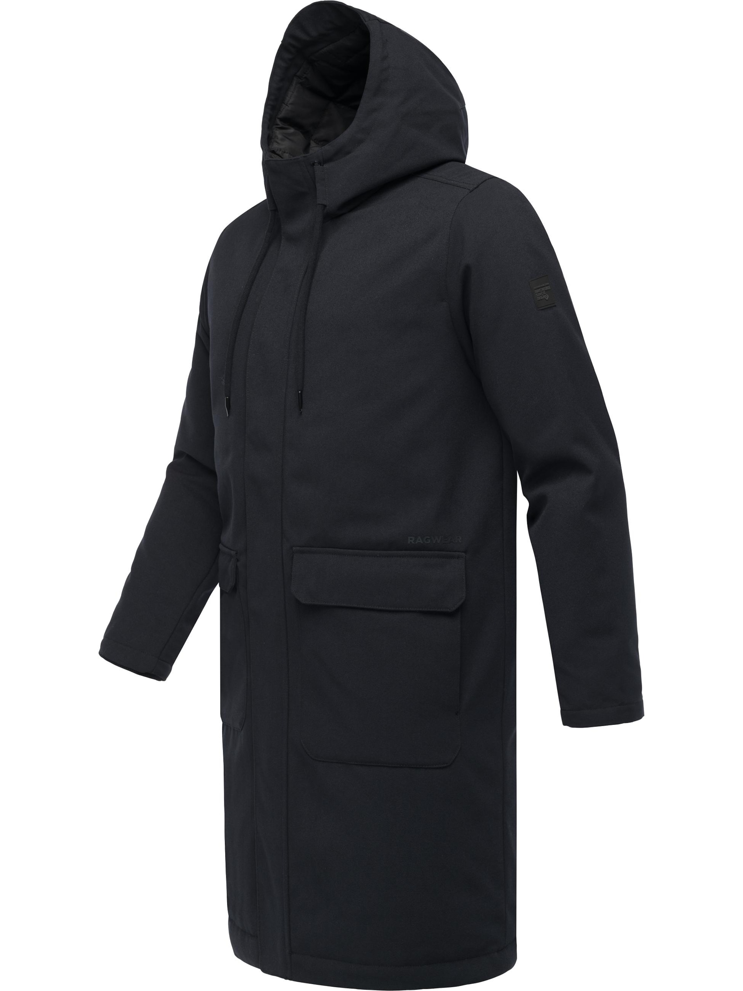 RagwearZimski kaput 'Mr Them' - crna boja