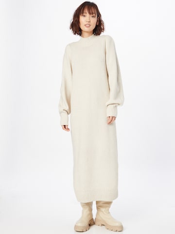 Monki Knitted dress 'Mika' in Beige: front