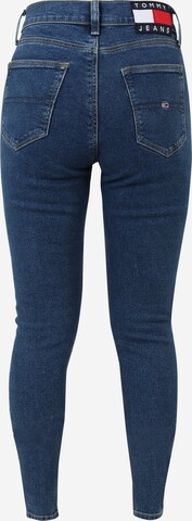 Tommy Jeans Kitsas Teksapüksid 'Sylvia', värv sinine
