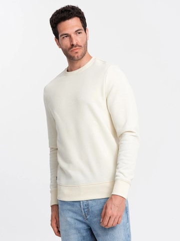 Ombre Sweatshirt 'OM-SSBN-0159' in Beige