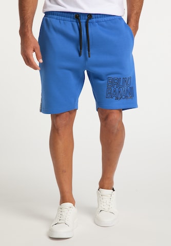 BRUNO BANANI Regular Pants 'Bennett' in Blue: front