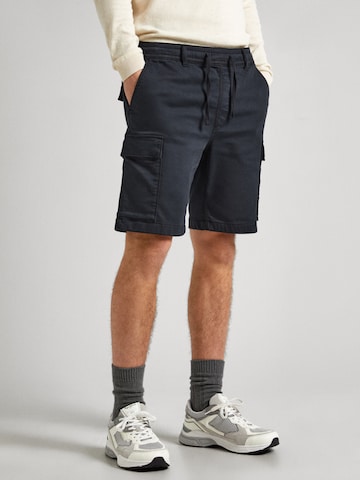 Pepe Jeans Regular Cargo Pants ' GYMDIGO ' in Black: front