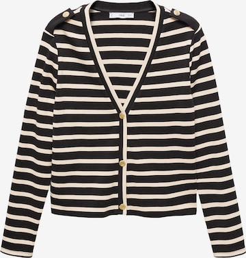 Cardigan 'PORTA' MANGO en noir : devant