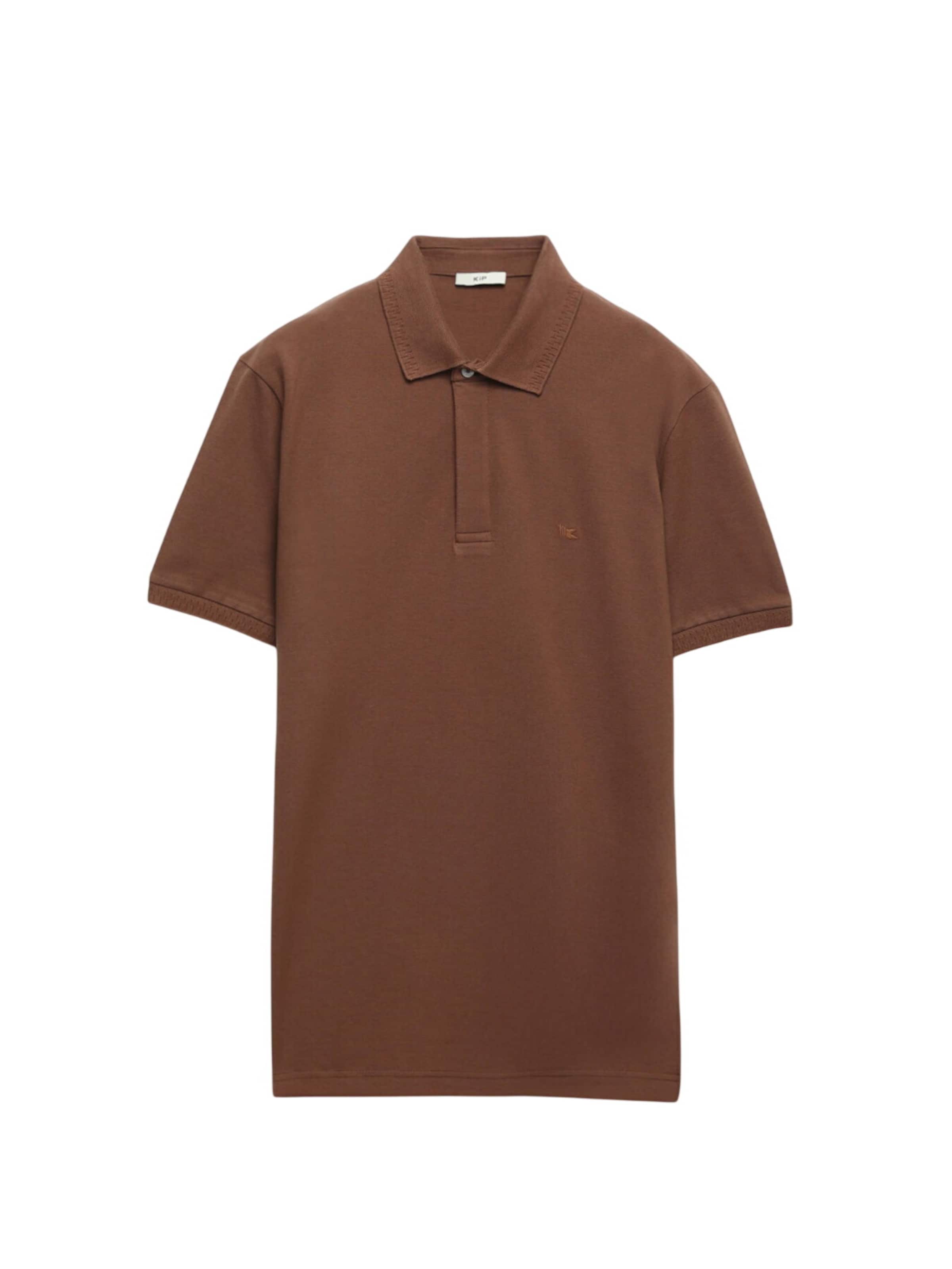 KİP Poloshirt in XXXL in braun, Produktansicht