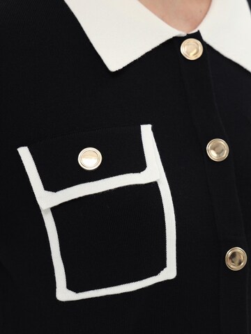 Passioni Strickjacke in Schwarz