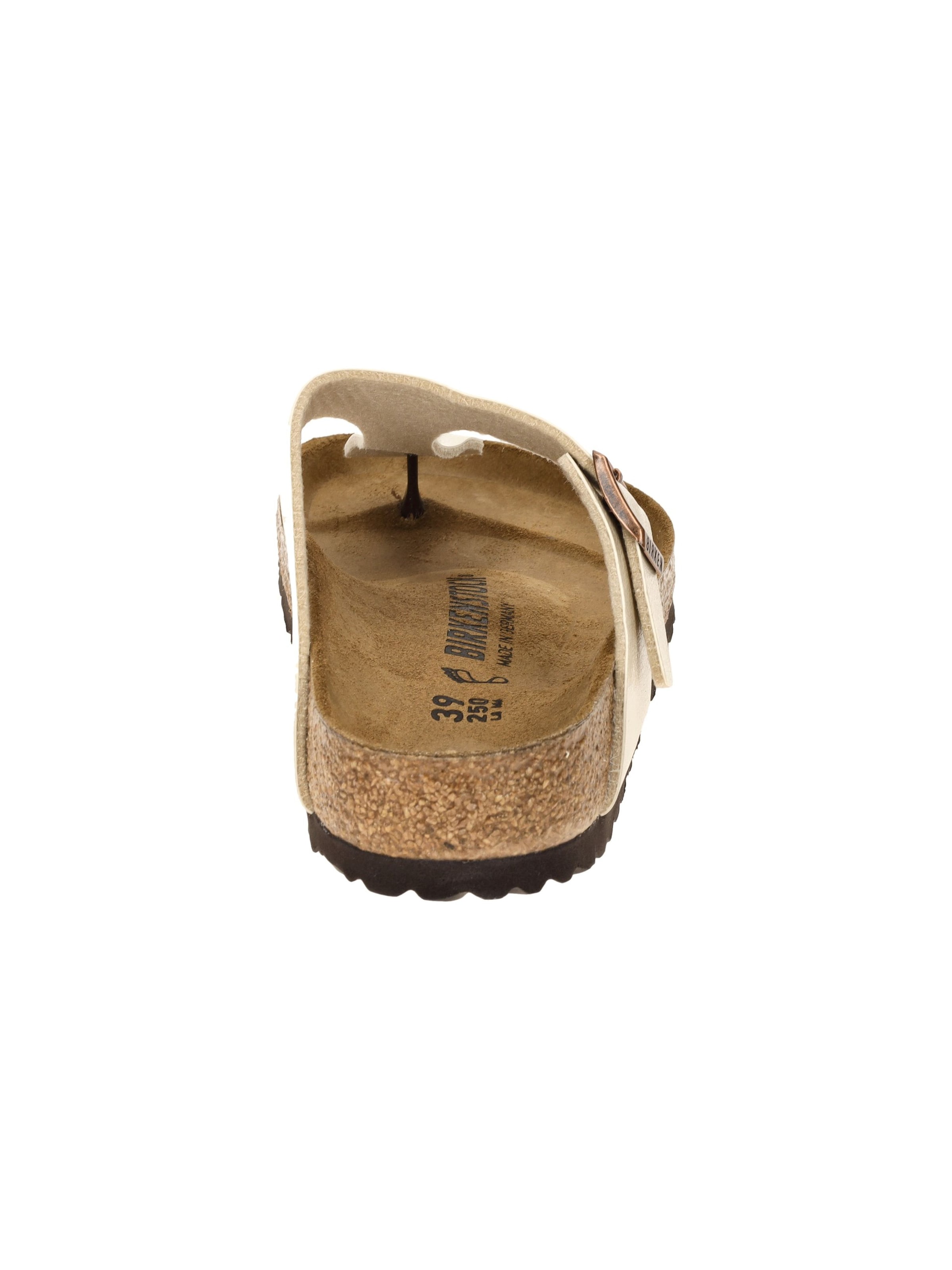 BIRKENSTOCK Pantolette 'Gizeh' in Weiß