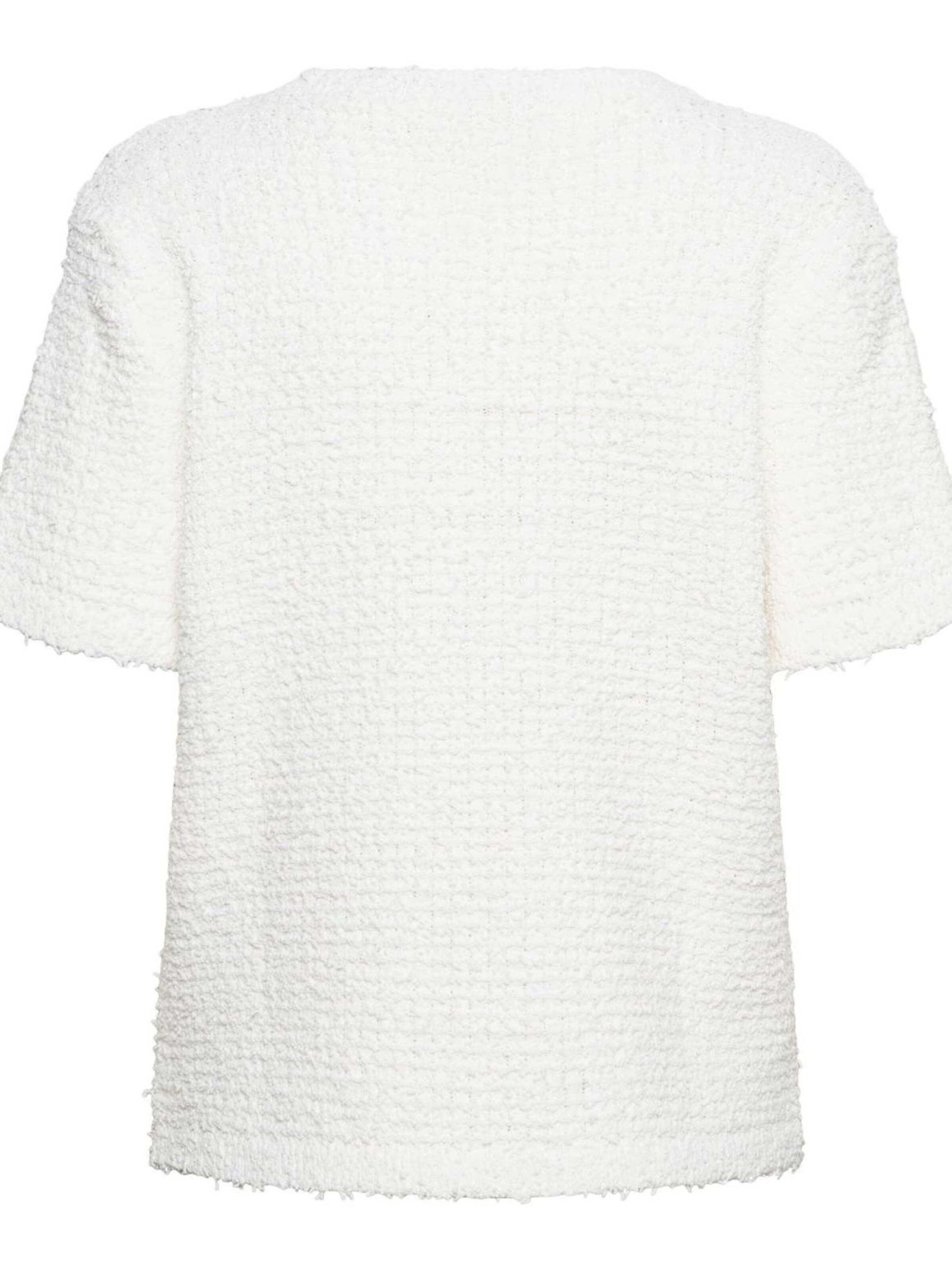 &co woman Knitted top '&Co woman Bianca off white' in White