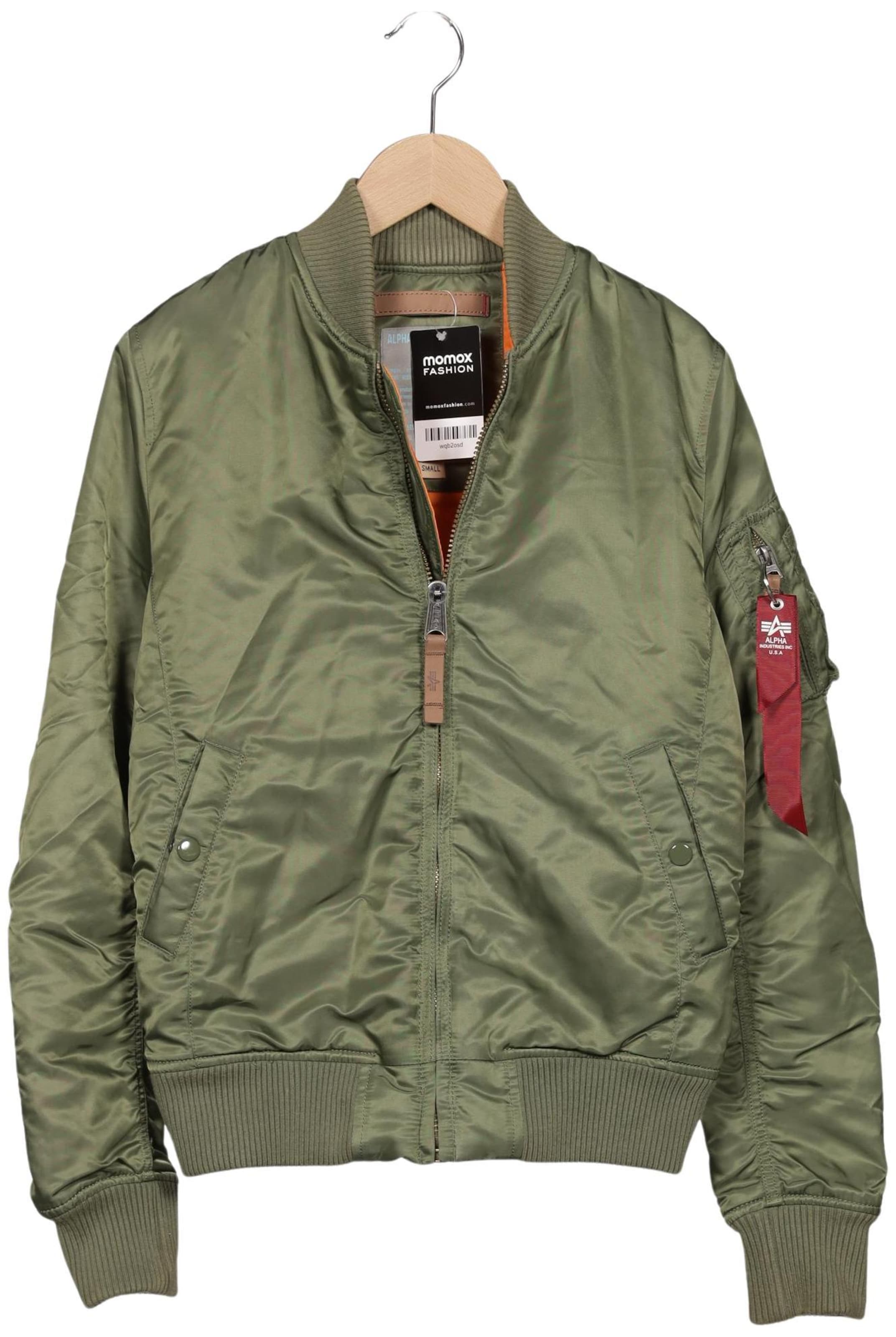 ALPHA INDUSTRIES Jacket & Coat in S in Green: front