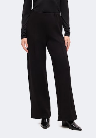 Loosefit Pantalon 'OBJANDREA' OBJECT en noir : devant