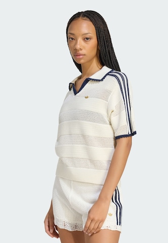 ADIDAS ORIGINALS Πουλόβερ 'Resort' σε λευκό: μπροστά