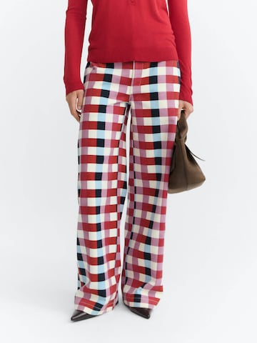 Thinking MU Loosefit Hose 'SERENA' in Mischfarben: Vorderseite