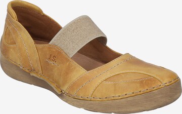 JOSEF SEIBEL Ballet Flats with Strap 'Fergey' in Brown