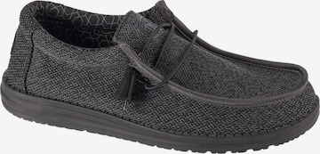 HEY DUDE Mokassin 'Hey Dude Wally Sox' in Schwarz: Vorderseite