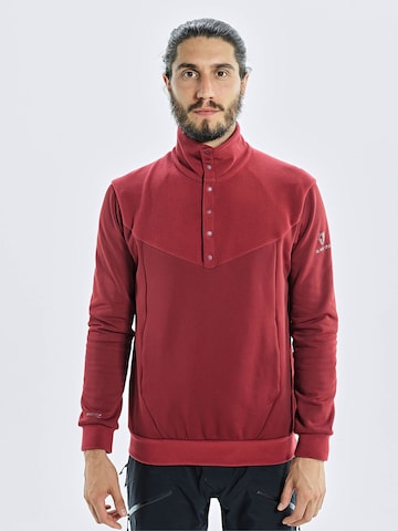 BLACKYAK Sweatshirt 'Yakalo' in Rot: predná strana