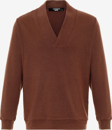 Pull-over Antioch en marron : devant