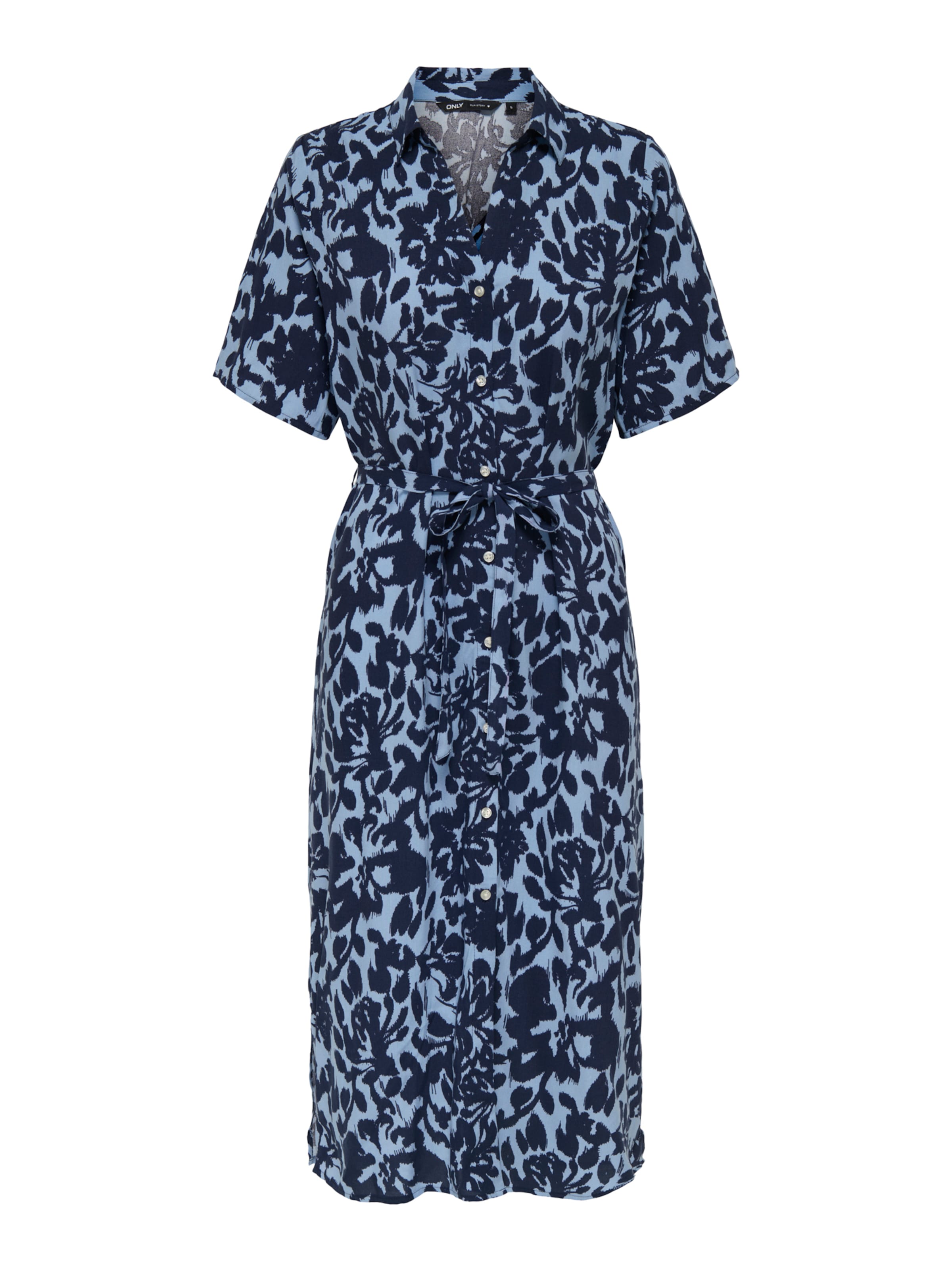 ONLY - Vestidos camiseiros 'ONLYASMIN' em azul: frente