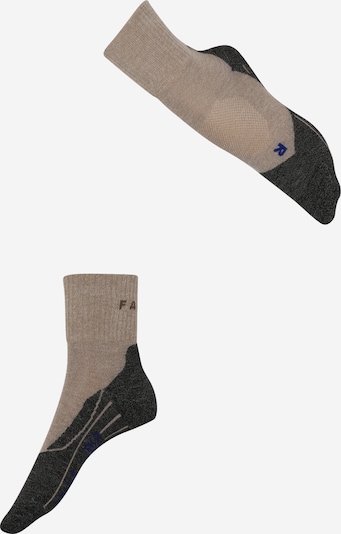 Șosete sport FALKE pe bej închis / negru amestecat, Vizualizare produs