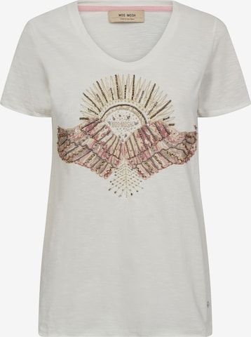 T-shirt MOS MOSH en blanc : devant