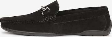 Kazar Moccasins in Black: front