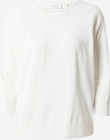 GERRY WEBER Sweater in White: front