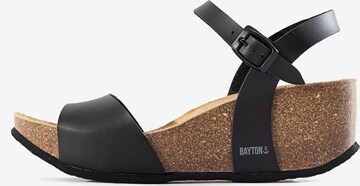 Bayton - Sandalias 'Maya' en negro: frente