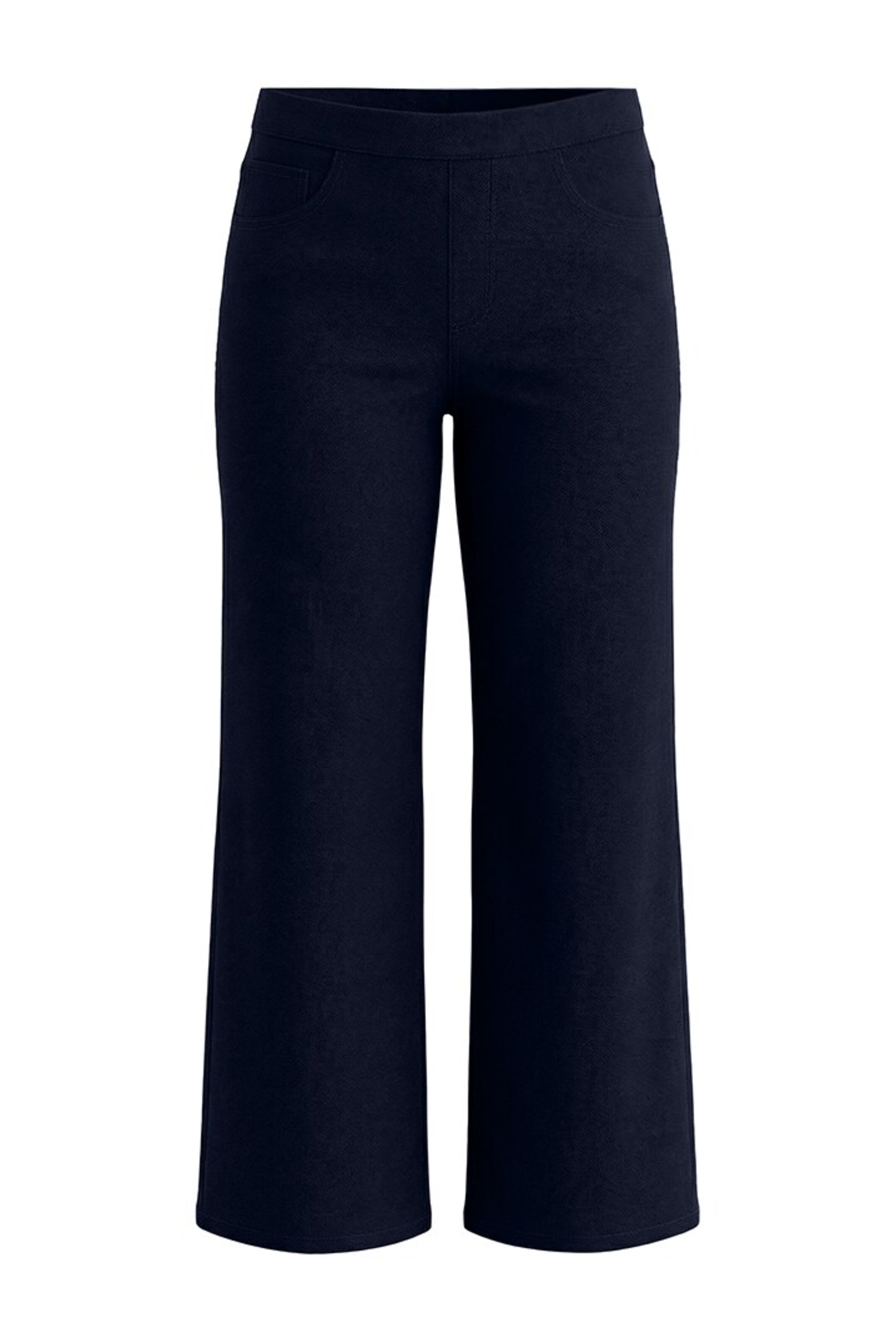 Ulla Popken Regular Broek in Blauw: voorkant