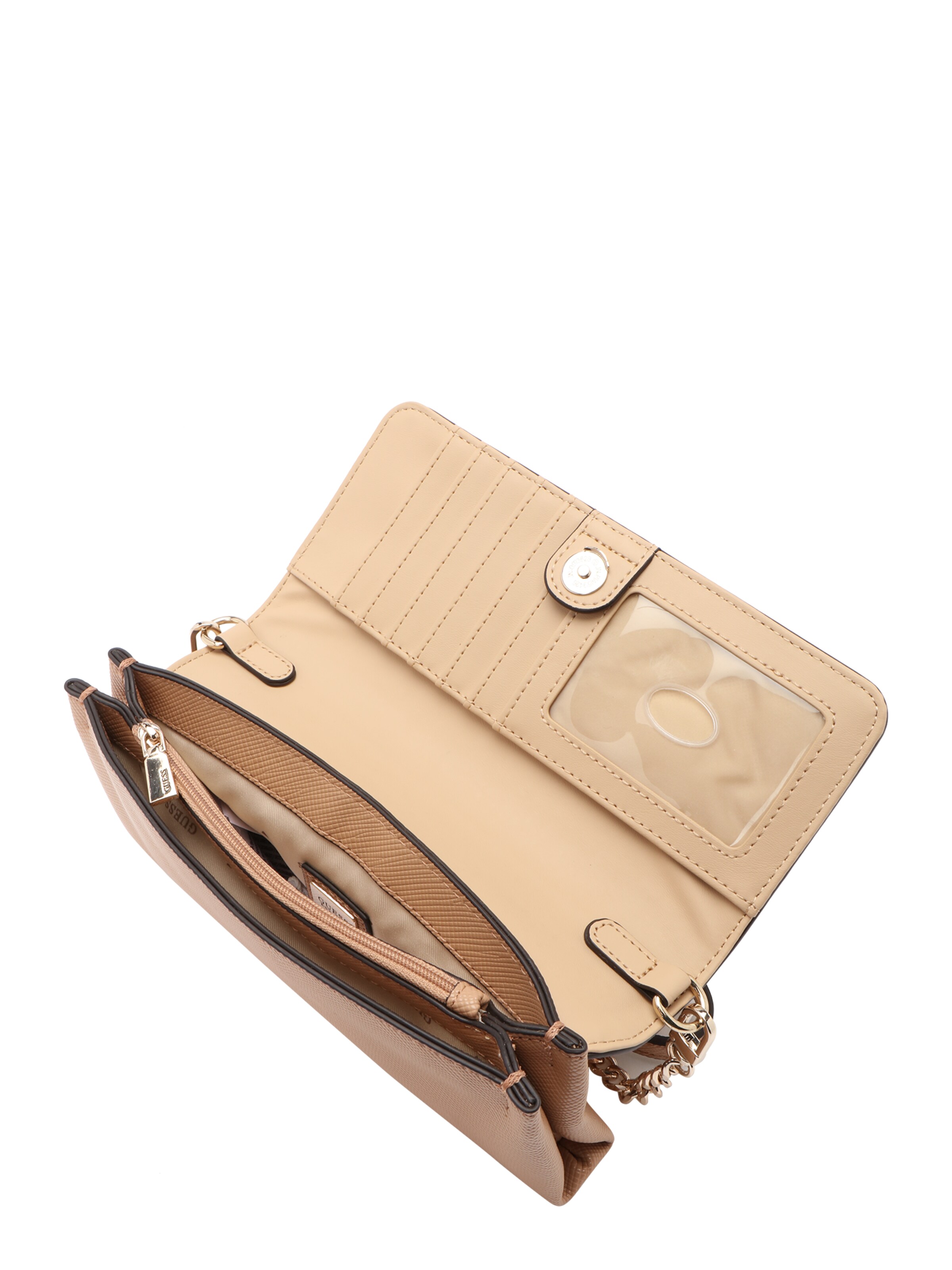 GUESS Pidulik käekott 'NOELLE', värv beež