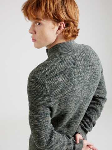 SELECTED HOMME Knit Cardigan 'Vince' in Green