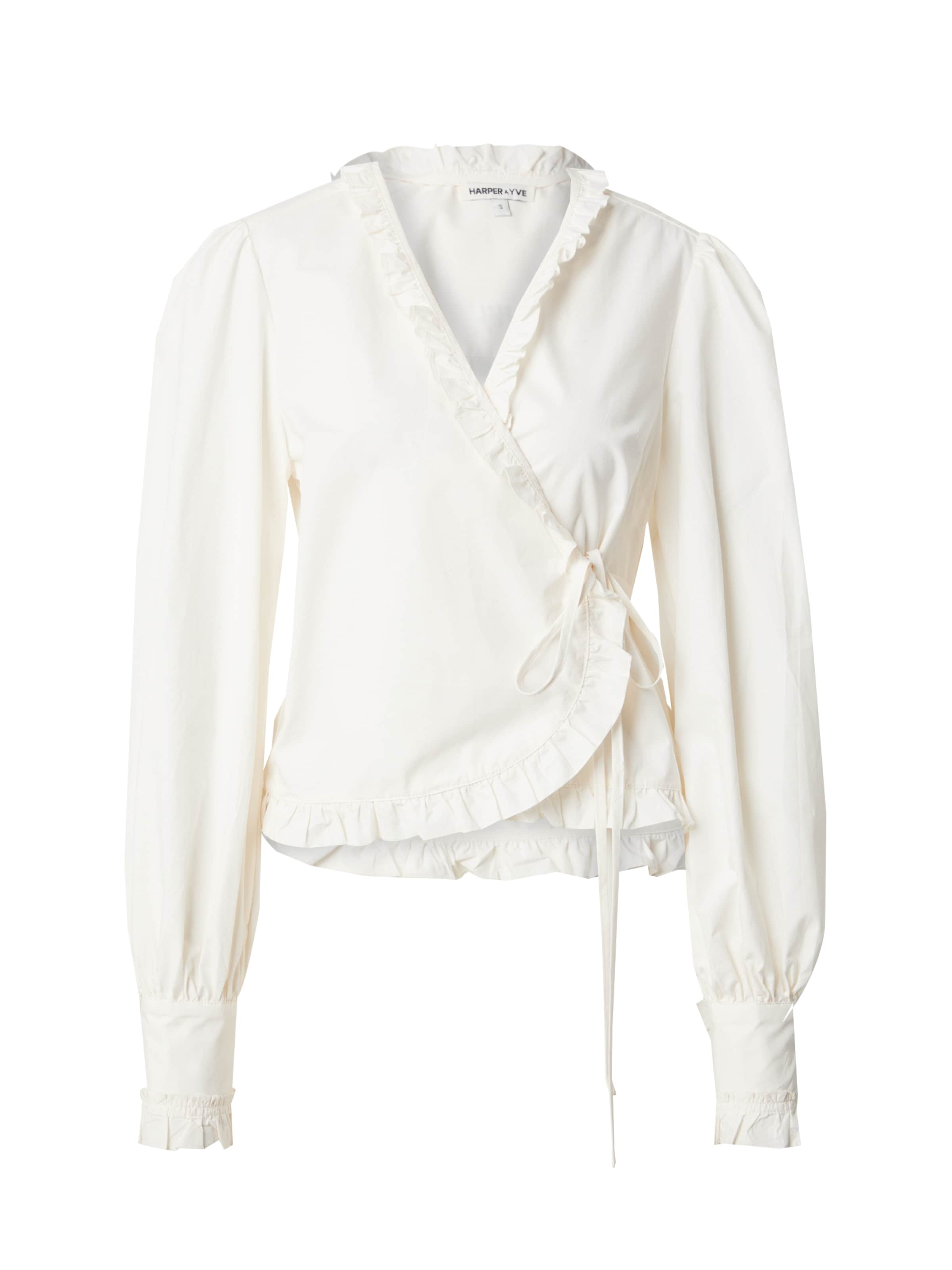 Harper & Yve Blúzka - nebielená / vínovo červená, Produkt