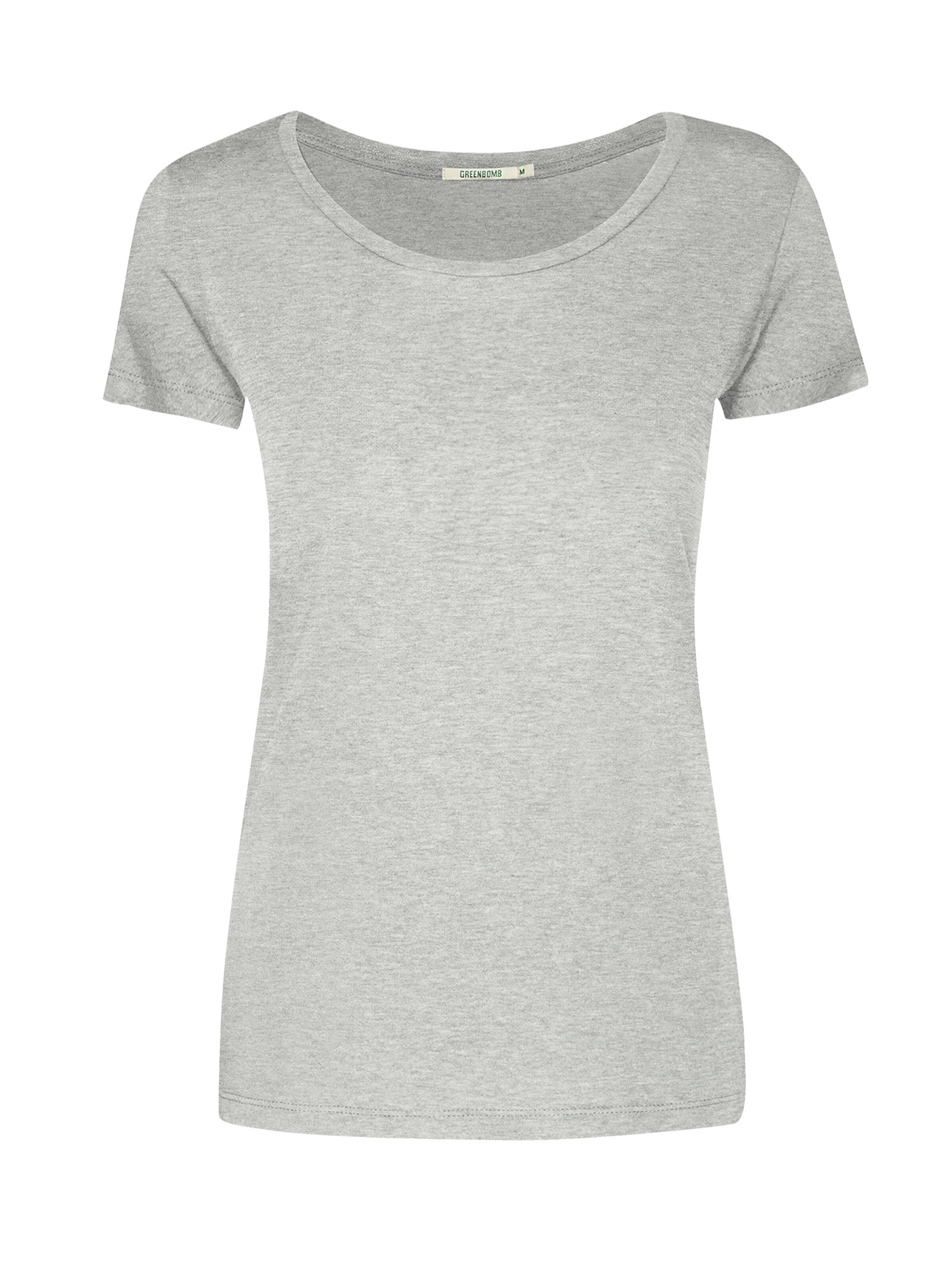Maglietta di GREENBOMB in grigio: frontale