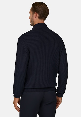 Boggi Milano Gebreid vest in Blauw: terug
