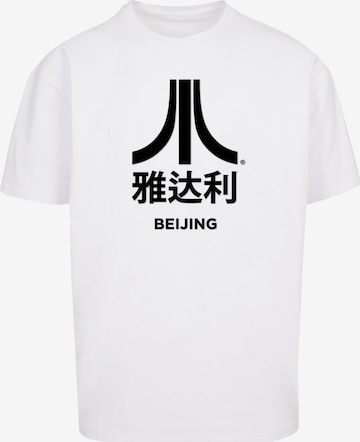 T-Shirt 'Atari Beijing Retro Arcade Games' F4NT4STIC en blanc : devant