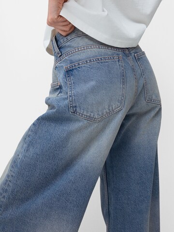 Wide leg Jeans di Bershka in blu