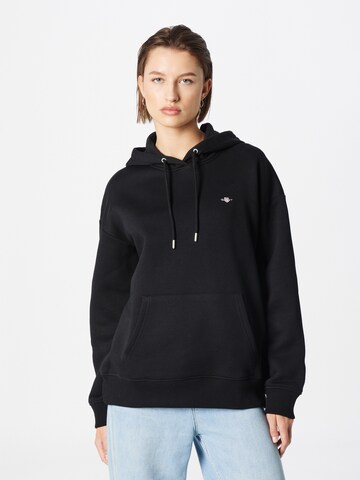 Sweat-shirt GANT en noir : devant