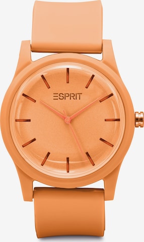 ESPRIT Analoog horloge in Oranje: voorkant