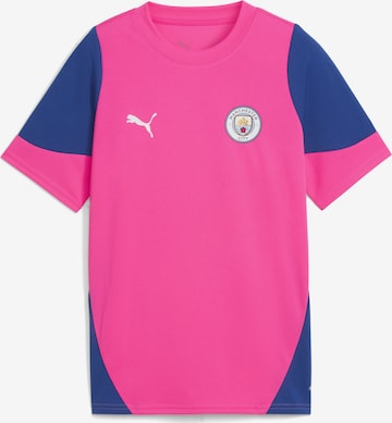 T-Shirt fonctionnel 'Manchester City' PUMA en rose : devant
