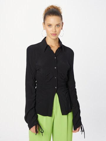 WEEKDAY Blouse in Zwart: voorkant