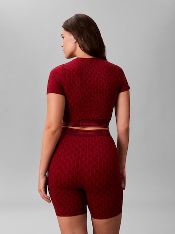 Pantalon modelant Calvin Klein en rouge