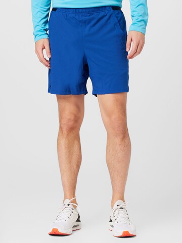 UNDER ARMOUR Štandardný strih Športové nohavice 'Vanish' - Modrá: predná strana
