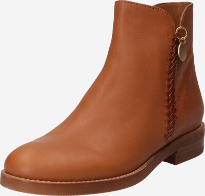 See by Chloé Bottines 'LOUISE' en cognac, Vue avec produit