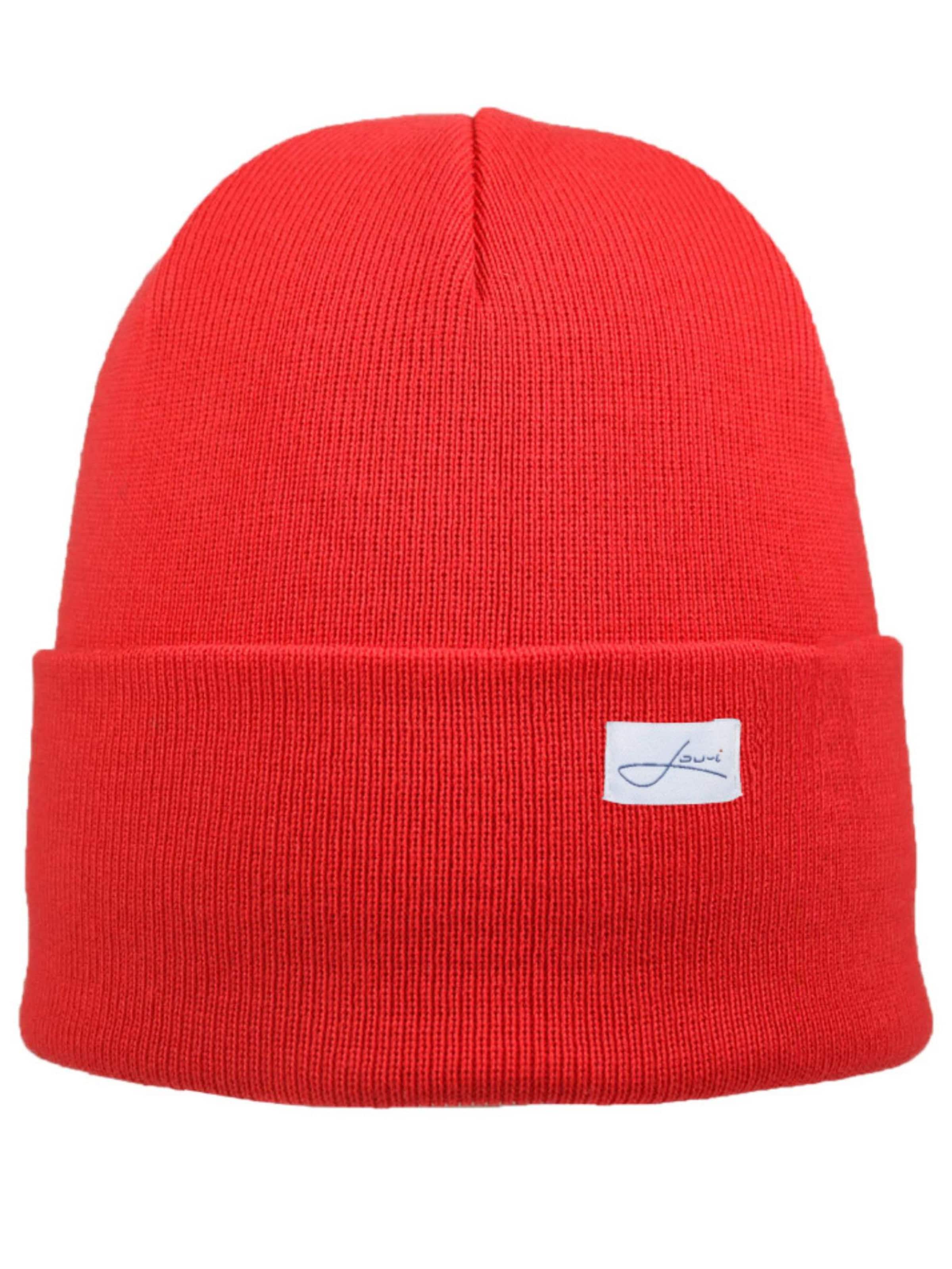 Lou-i Mütze‌‌‌ in Rot: Vorderseite