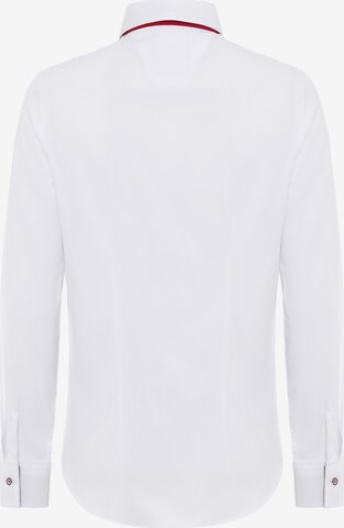 DENIM CULTURE - Blusa 'BELLA' en blanco