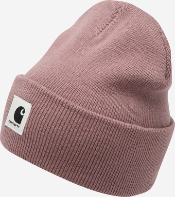 Carhartt WIP Beanie 'Ashley' in Purple: front