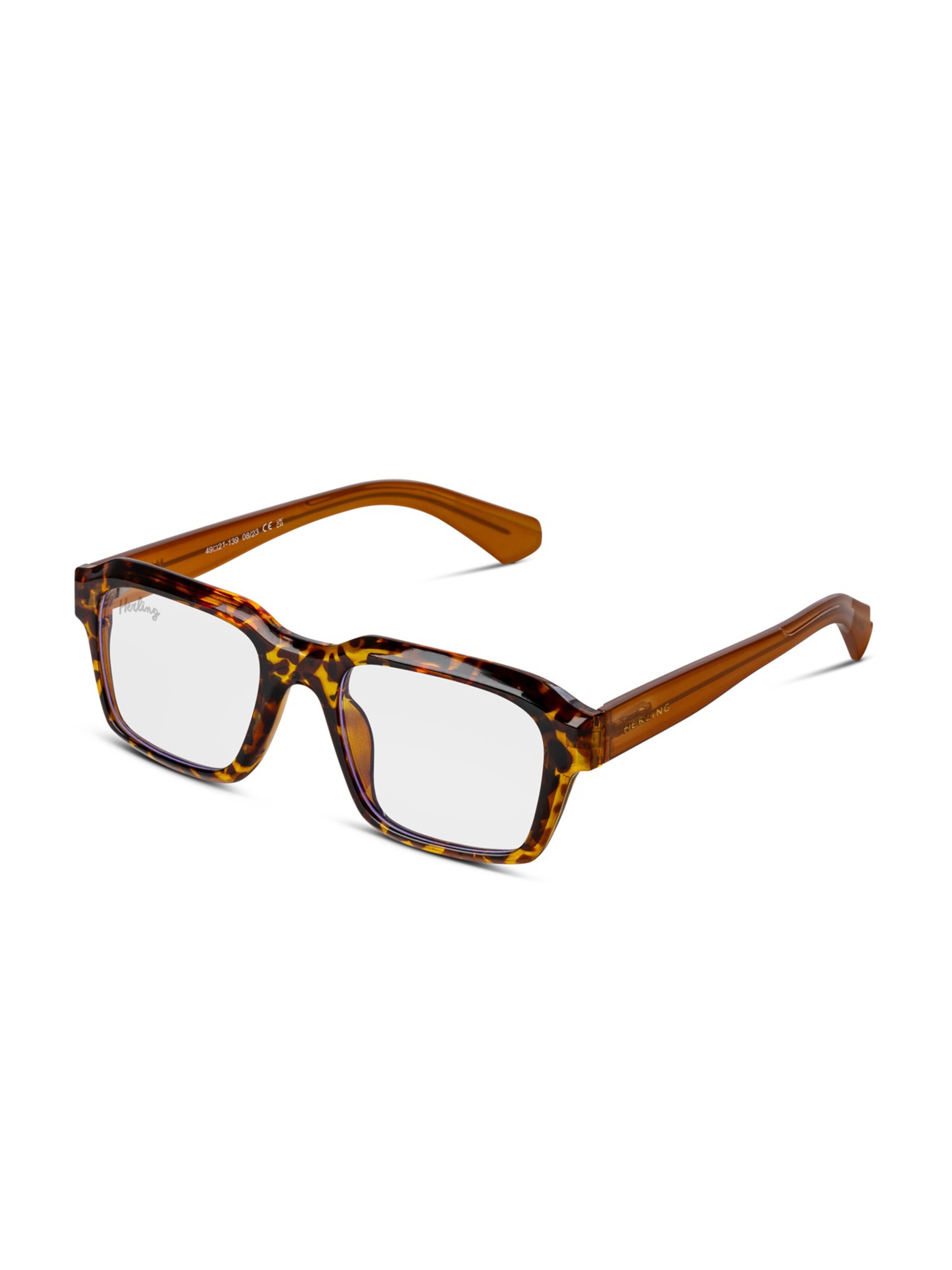 Herling Glasses 'Elinor Blue Light' in Brown: front