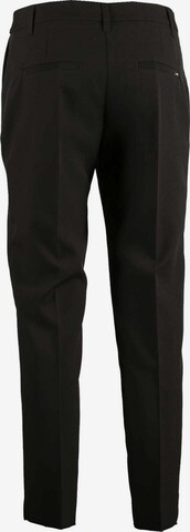 GAUDÌ Regular Pleat-Front Pants in Black