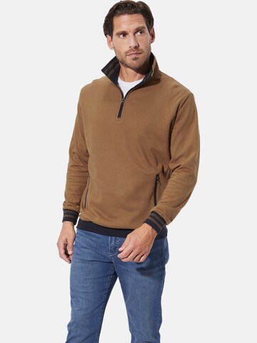 BABISTA Sweatshirt 'Idron' in Bruin: voorkant